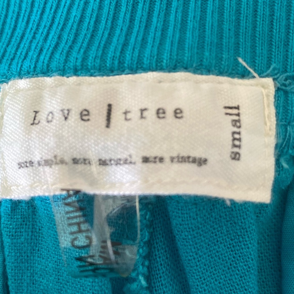 Love Tree Teal Pants - Picture 6 of 6